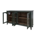 thumbnail image 3 of Crafters and Weavers 71" Celtic Solid Wood Console/TV Stand/Sideboard in Green, 3 of 4