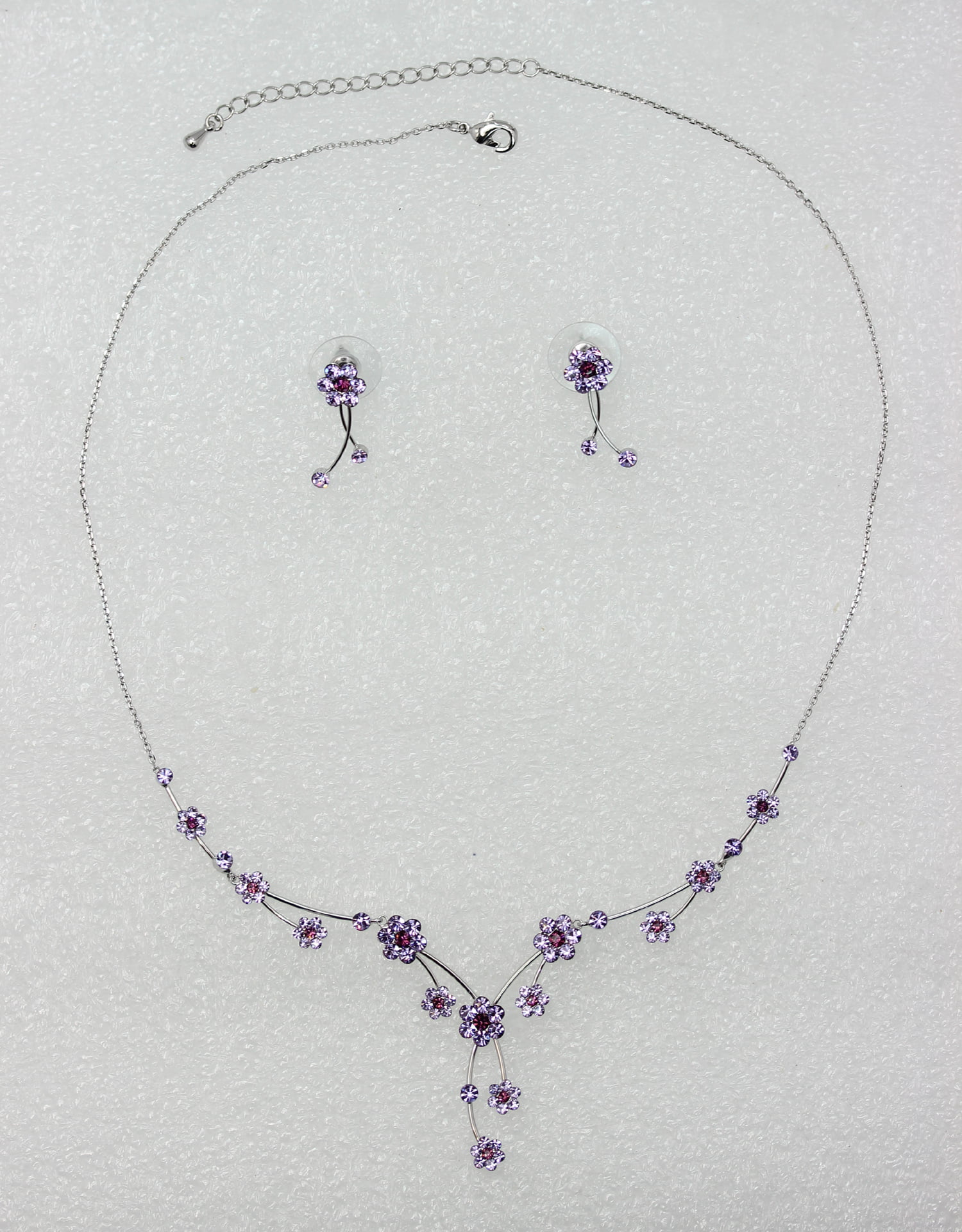 Buy Stone Work Purple Necklace Set : 125176 -