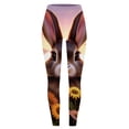 thumbnail image 5 of JAKANYQ Leggings For Women Colorful Bunny Print Casual Sports Yoga Pants Fashion Leggings Comfy Breathable, 5 of 5