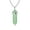 Green, variant on 1 PCS Natural Stone Hexagonal Crystal Pendant Necklace Multiccolor Sweater Chain-malachite