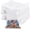 White, variant on 100 Christmas Organza Bags 4x6 - White Red Snowflake Organza Bag Drawstring Gift Bag Bulk Party Favor Mesh Bag Goodie Wrap Pouch Candy Jewelry Sachet Bracelet Fruit Protection Bag Holiday Wedding