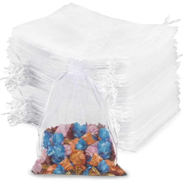 Bolsas De Organza - Bolsitas De Organza Para Joyería Bolsas Para Recuerdos Bolsas Transparentes Para Dulces Bolsas Regalo Fiestas
