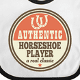 thumbnail image 4 of Inktastic Horseshoe Player Boys or Girls Baby Bib, 4 of 4