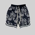 thumbnail image 1 of Novedad de verano, pantalones cortos Harajuku para hombre, patrón de Bandana, moda Hip Hop, pantalones cortos de marca para hombre, pantalones elásticos para hombre Sailing Electrónica, 1 of 1