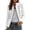 White, variant on Maqroz Napoleon Jacket for Womens Stand Collar Long Sleeve Double Breasted Outerwear Gold Decor Buttons Tailored Structured Dressy Jacket for Evening Occasions