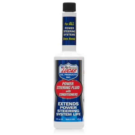 Power Steering Dye - LUCAS OIL 10442 Power Steering Fluid With Conditioners 16 Ounce