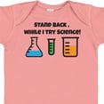 thumbnail image 4 of Inktastic Stand Back, While I Try Science Boys or Girls Baby Bodysuit, 4 of 5