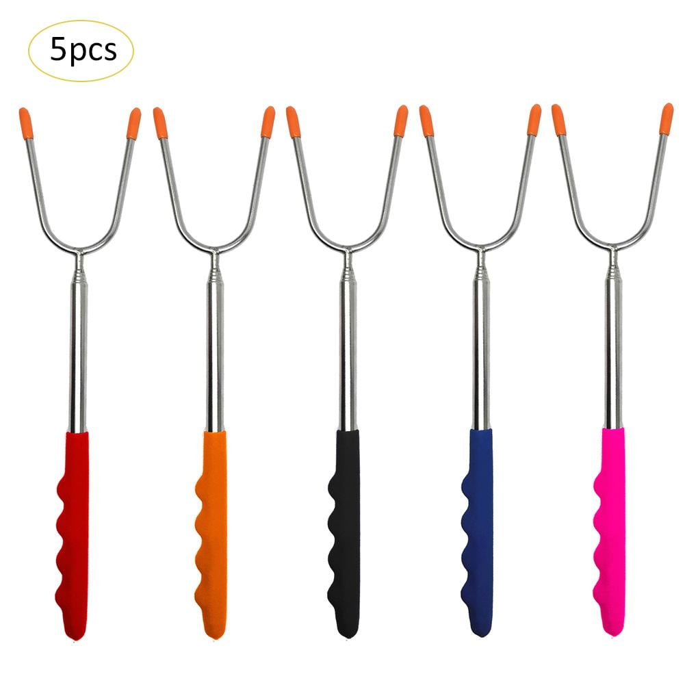 Marshmallow Roasting Sticks Set of 5 Telescoping Skewers & Hot Dog Forks 45 Inch Marshmallow Roasting Sticks Set of 5 Telescoping Skewers & Hot Dog Forks 45 Inch
