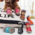 thumbnail image 4 of Warm Winter Little Pet Dog Boots Soft Anti-Slip Sole Paw Protectors Small Puppy Shoes 4PCS, 4 of 4