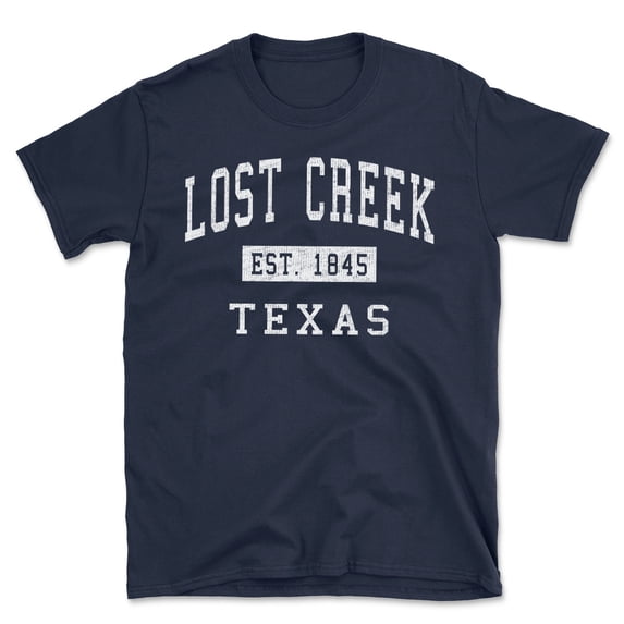 Lost Creek Texas Classic Established Men's Cotton T-Shirt