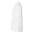 thumbnail image 6 of Harriton M105W Women's Maverick CVC Pique Polo-White-XL, 6 of 6
