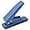 Blue, variant on TACYKIBD Single Hole Puncher Handheld 1/4 Inches Hole Punch, 20 Sheet Paper Punch Capacity Metal Hole Puncher with Skid-Resistant Base for Paper, Chipboard, Art Project, Purple