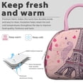 thumbnail image 3 of Lunch Bag Women Insulated Lunch Box Reusable Leakproof Large Cooler Tote for Healthy Eating Enthusiasts with Side Pockets for Work Office Picnic Paris new, 3 of 7