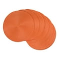 thumbnail image 2 of Orange Round Polypropylene Woven Placemat (Set of 6), 2 of 5