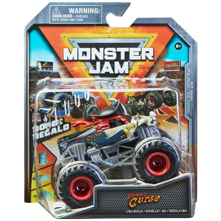 Monster Jam 1:64 Pirate’s Curse Monster Truck, Crazy Creatures Series