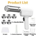 thumbnail image 4 of Hyindoor Electric Pasta Maker, 5-in-1 Handheld Cordless Pasta Machine Automatic Kitchen Noodle Maker（White）, 4 of 9