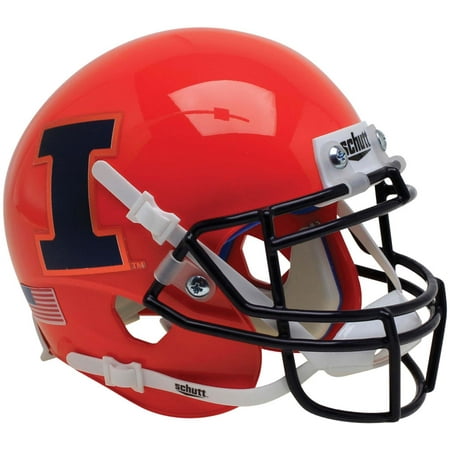 Illinois Fighting Illini Schutt 2019 Orange Mini Football Helmet