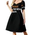 thumbnail image 2 of El naranja es el nuevo vestido sin mangas de Nixon, vestidos de moda para mujer, vestidos largos para mujer, vestido de verano., 2 of 7