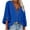 Dark Blue-73, variant on Mittory Womens Short Sleeve Sexy Summer Tops Lace Trim V Neck Blouses for Women Fashion Tops Dressy Casual Shirts