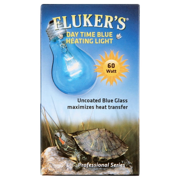 Fluker's Reptile Incandescent Blue Daylight Bulb for Reptiles and Amphibians, 60 Watt