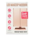 LED Makeup Mirror, Rose Gold