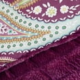 thumbnail image 6 of Home Essence Apartment Kayla Reversible Comforter Mini Set, King, Purple, 6 of 6