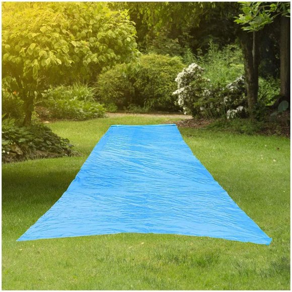 - Super Slip Lawn Water Slide XXL, 30 Feet Long x 8 Feet Wide, for Adults and Teens, Powder Blue with Hold Steady Stakes, Made in The USA