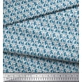 thumbnail image 3 of Soimoi Satin Silk Fabric Flower Artistic Decor Fabric Printed Yard 42 Inch Wide, 3 of 3