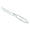 Clear, variant on Smarty Silver Disposable Plastic Steak Knives 360ct