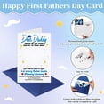 thumbnail image 4 of WaaHome First Fathers Day Card for New Dad from Baby Daughter Son-Happy 1st Father's Day Gift Card with Photo Insert for First Time Dad Father To Be New Dad Daddy Husband from Wife, with Envelope, 4 of 7