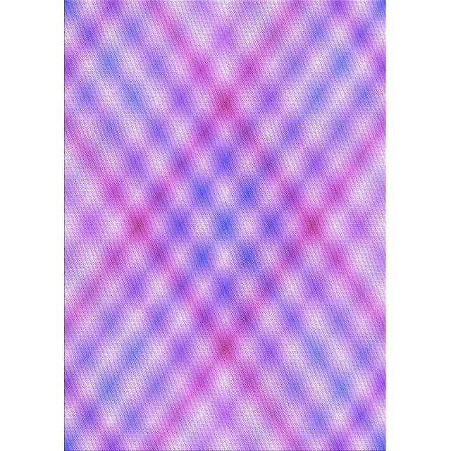 Ahgly Company Machine Washable Indoor Rectangle Transitional Bright Lilac Purple Area Rugs, 7' x 10'