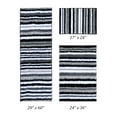 thumbnail image 6 of Better Trends 3 Piece Bathroom Rug Set 100% Polyester Soft Water Absorbent Non Slip Bath Mat Machine Washable Rug Griffie Collection - Gray, 6 of 8