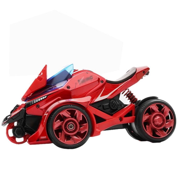Godderr Baby Toddler Boys Toys Pull Back Motorcycle Toys for Toddler Toys Car with Lighting Simulation Alloy Catapult 2 in 1 Motorbike Chariot Boys Car Model