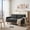 Dark Gray Polyester, variant on LLappuil 65" Loveseat Sofa, Love Seat Small Sofa Couch for Living Room, Bedroom, Compact Space, Polyester Brown