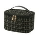 thumbnail image 1 of Bolsa de cosméticos portátil para mujeres Organizador de maquillaje de viaje de gran capacidad Bolsa de aseo para niñas de viaje con asa y divisor, 1 of 7