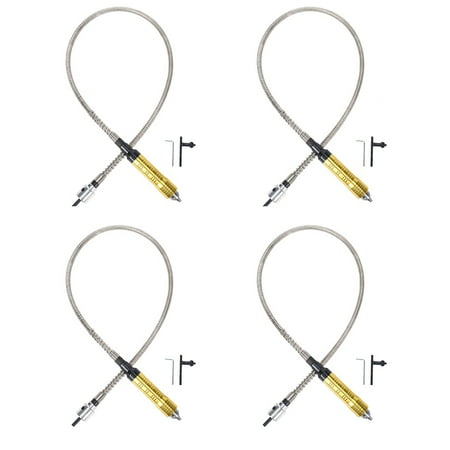 

4X Grinder Tool Flexible Flex Shaft Fits + 0.3-6.5mm Handpiece for Style Electric Drill Tool
