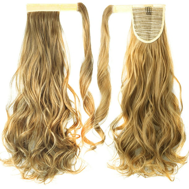 Florata 18 Long Curly Wrap Around Ponytail Hair Extensions Walmart