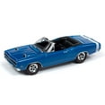 thumbnail image 2 of Johnny Lightning JLPK007-CLASSOF69 1969 Dodge Coronet R-T Convertible Metallic Blue & 1969 Chevrolet Nova SS 396 Hugger Orange Set of 2 Pieces Class of 1969 Limited Edition to 3, 2 of 3