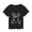X4Black, variant on lnmuld Tops for Easter Bunny Cartoon Print Summer Short Sleeve T-Shirt for Kids and Girls Casual Comfortable Tee Size:7-8 Years