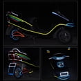 thumbnail image 6 of Lloopyting 1 Pack Reflective Tape Outdoor Safety Warning Lighting Sticker, Waterproof Bike Reflector Tape for Bicycle Bike Car Motorcycle Diy Rim Decoration,Clear, 6 of 6