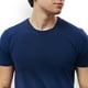 thumbnail image 2 of Playera Manga Corta Azul Marino Stretch Cuello Redondo Para Caballero, 2 of 4