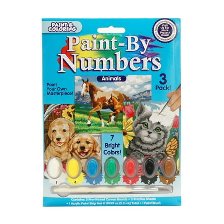 Horizon Group USA Paint By Numbers Animals Set, 1 Each