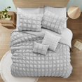 thumbnail image 4 of Posh Living Kynnedi 7pc Full/Queen Duvet Set Grey, 4 of 8