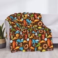 thumbnail image 3 of Disketp Cute Beach Dolphin Flannel Blankets - Thick and Warm Blanket for Winter, Soft Fuzzy Plush King Blanket for All Seasons40"x30", 3 of 6