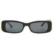 Balenciaga Grey Rectangular Ladies Sunglasses BB0096S 002 51