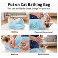 thumbnail image 2 of Cat Bathing Bag, Cat Washing Bag, Adjustable Multifunctional Breathable Restraint Shower Bag, Anti-Scratch & Anti-Bite Cat Grooming Bag for Bathing, Nail Trimming, Medicine Feeder, Injection …, 2 of 7