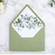thumbnail image 1 of Sobre PONATIA A7 Euro con solapa, 135 x 185 mm, verde salvia, 50 unidades, 1 of 9