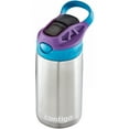 thumbnail image 2 of Contigo Kid's 13 oz. AutoSpout Straw Water Bottle - Juniper/Eggplant, 2 of 3