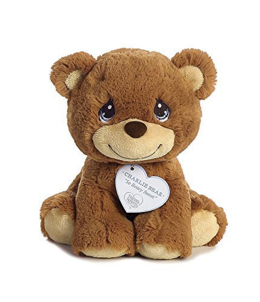 Aurora - Small Brown Precious Moments - 7" Charlie Bear - Adorable Stuffed Animal