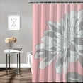 thumbnail image 2 of PRATYUS  Shower Curtain, Casual Large Floral Design, Modern Bathroom Decor, Machine Washable 36x72, 2 of 7
